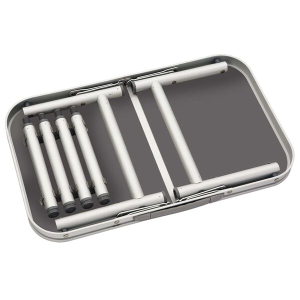 Bo-Camp Gear Skladac&iacute; kempingov&yacute; st&ocirc;l 56x34 mm hlin&iacute;k a MDF