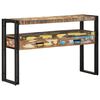 vidaXL Konzolov&yacute; st&ocirc;l 120 x 33 x 75 cm Mas&iacute;vne obnoven&eacute; drevo