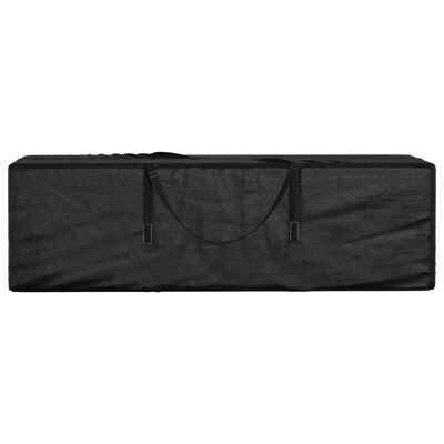 vidaXL Úložná taška na záhradné vankúše čierna 135x40x55 cm polyetylén