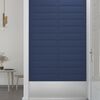 vidaXL Nástenné panely 12 ks modré 60x15 cm látkové 1,08 m²