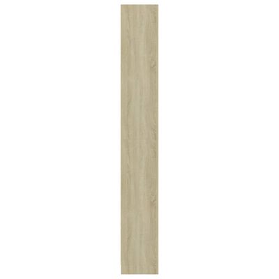 vidaXL Knižnica, 5 políc, dub sonoma 40x24x175 cm, kompozitné drevo