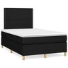 vidaXL Boxspring posteľ s matracom čierny 120x200 cm l&aacute;tka