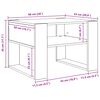 vidaXL Konferenčn&yacute; stol&iacute;k Star&eacute; drevo 66 x 53 x 45 cm Kompozitn&eacute; drevo