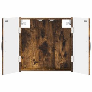 vidaXL Skriňa na terč HOORN Dymov&yacute; dub 52,5 x 10,5 x 53,5 cm