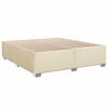 vidaXL Posteľn&yacute; r&aacute;m boxspring s matracom kr&eacute;mov&yacute; 180x200 cm l&aacute;tka
