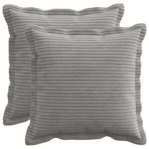 vidaXL Poťah na podložku 2 ks HOUTEN Svetlosiv&aacute; 30 x 30 cm man&scaron;estr