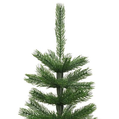 vidaXL Umelý úzky vianočný stromček s podstavcom 120 cm PE