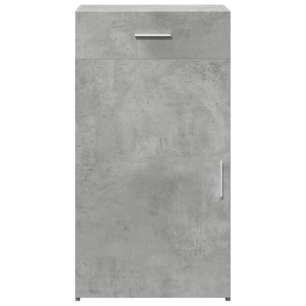 vidaXL Komoda betónovo sivá 50x42,5x93 cm kompozitné drevo