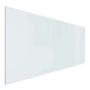 vidaXL Sklenen&aacute; doska krbu Priehľadn&aacute; 120 x 50 cm Sklo