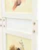 vidaXL Romdivider Panel Biela 212 x 165 cm MDF