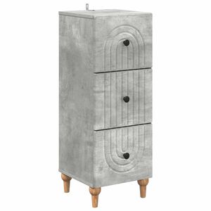 vidaXL Z&aacute;suvkov&yacute; kabinet Bet&oacute;novo siv&aacute; 33 x 34,5 x 90 cm