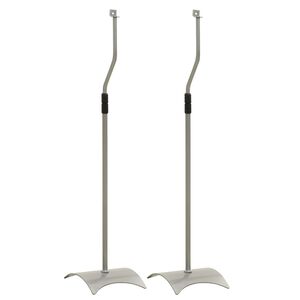 Univerz&aacute;lny stojan na reproduktory, strieborn&yacute;, 2 ks