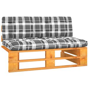 vidaXL Z&aacute;hradn&aacute; stredov&aacute; pohovka z paliet medov&aacute; impregnovan&aacute; borovica