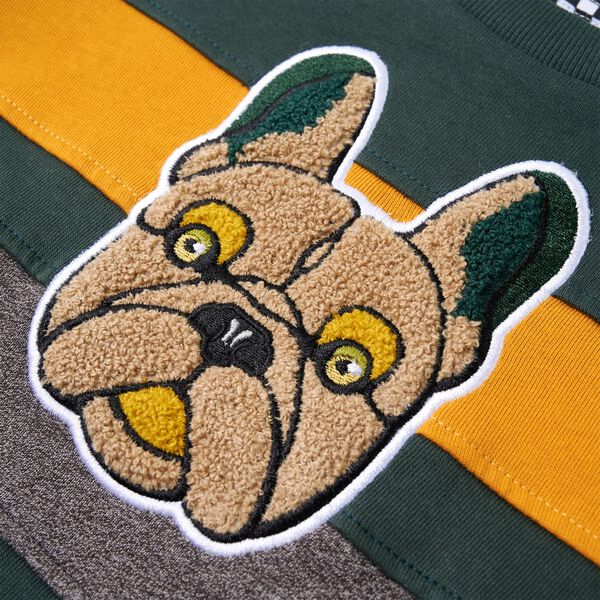 Detská mikina tmavozelená 140