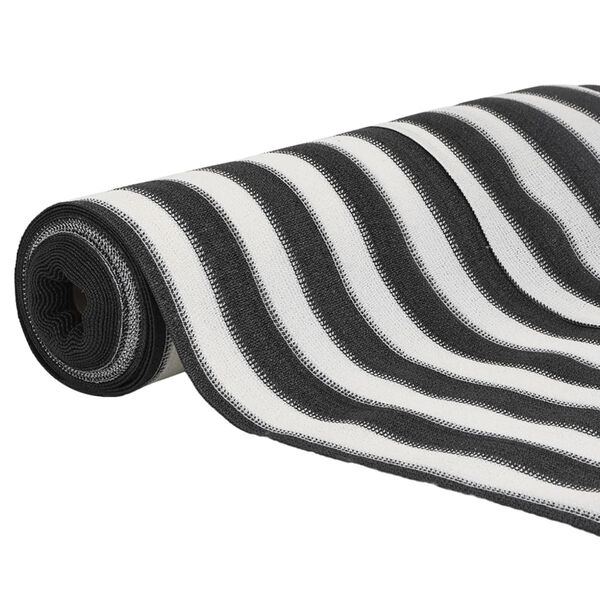 vidaXL Tieniaca sieť antracitovo-biela 1,2x10 m HDPE 75 g/m²