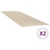 vidaXL N&aacute;hradn&eacute; lamely k posteli s 48 lamelami, 2 ks, 100x200 cm