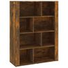 vidaXL Komoda dymov&yacute; dub 80x30x106 cm spracovan&eacute; drevo