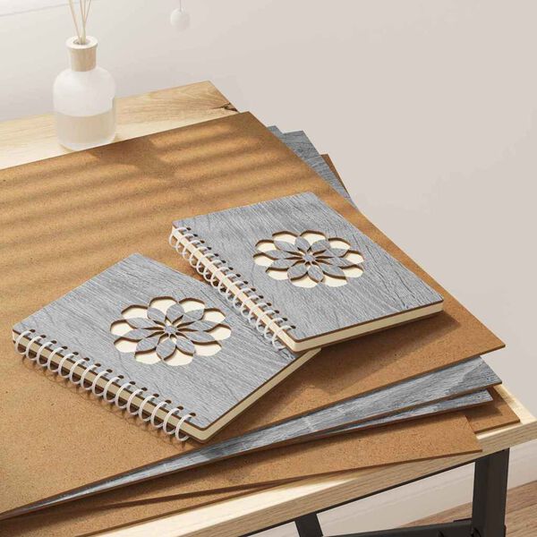 vidaXL Dekoračn&eacute; panely 50 pcs Siv&yacute; Sonoma 40 x 60 x 0.27 cm