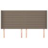 vidaXL Čelo postele so z&aacute;hybmi sivohned&yacute; 163x16x118/128 cm l&aacute;tka