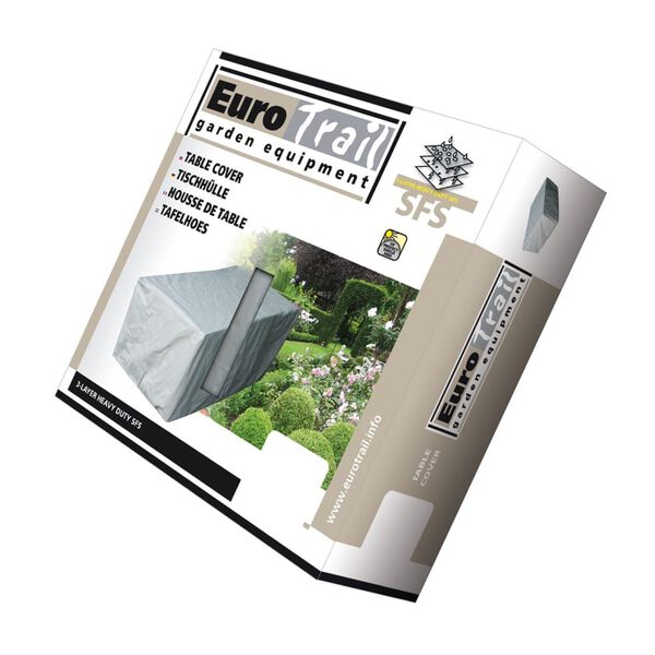 Eurotrail Ochrann&yacute; kryt na z&aacute;hradn&yacute; st&ocirc;l 305x110x75 cm siv&yacute;