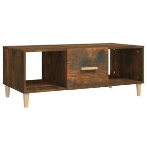 vidaXL Konferenčn&yacute; stol&iacute;k dymov&yacute; dub 102x50x40 cm kompozitn&eacute; drevo