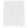 vidaXL Čipkov&aacute; z&aacute;clona so z&aacute;clonami Biela 140 x 200 cm Polyester