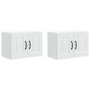 vidaXL Dvierka na um&yacute;vačku Kalmar 2 pcs Biela 60 x 31 x 40 cm