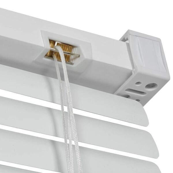 vidaXL Žal&uacute;zie, hlin&iacute;kov&eacute;, 100x130 cm, biele