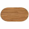 vidaXL Vrchn&aacute; doska 80 x 40 x 3,5 cm Ov&aacute;lny Hust&eacute; teakov&eacute; drevo