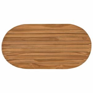vidaXL Vrchn&aacute; doska 80 x 40 x 3,5 cm Ov&aacute;lny Hust&eacute; teakov&eacute; drevo