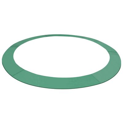 vidaXL Ochranný kryt na kruhovú trampolínu 3,66 m zelený PE
