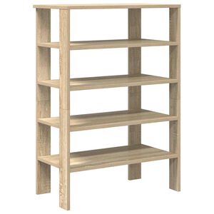 vidaXL Reg&aacute;l na top&aacute;nky dub sonoma 61x32x87,5 cm spracovan&eacute; drevo