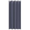 vidaXL Z&aacute;clony na zatemnenie s kr&uacute;žkami 2 pcs Antracit 245 x 140 cm