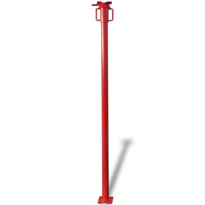 vidaXL Stavebná stojka 280 cm, červená