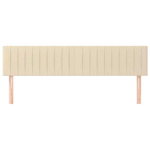 vidaXL Čel&aacute; postele 2 ks kr&eacute;mov&yacute; 90x5x78/88 cm l&aacute;tka