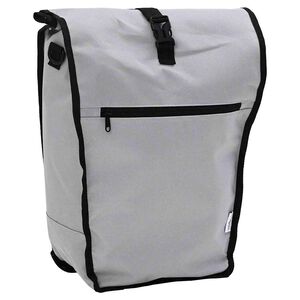 vidaXL Cyklistick&aacute; ta&scaron;ka Siv&aacute; 34 x 16 x 59 cm Polyester