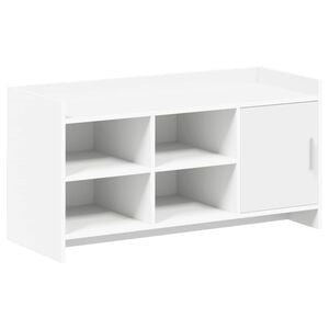 vidaXL Skriňa na top&aacute;nky Biela 100 x 39,5 x 51 cm Kompozitn&eacute; drevo
