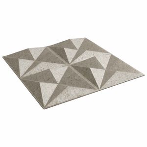 vidaXL N&aacute;stenn&eacute; panely 12 pcs Origami Beton 50 x 50 cm XPS Pena