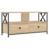 vidaXL TV skrinka dub sonoma 90x33x45 cm kompozitn&eacute; drevo a železo