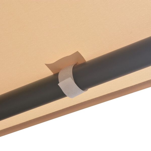 vidaXL Alt&aacute;nok/pr&iacute;stre&scaron;ok/stan/baldach&yacute;n 4x4 m, oceľ, b&eacute;žov&yacute;