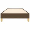 vidaXL Posteľn&yacute; r&aacute;m s boxspringom tmavohned&aacute; 90x190 cm l&aacute;tka