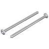 vidaXL Skrutka 2 ks Strieborn&aacute; M6 x 100 mm Oceľ