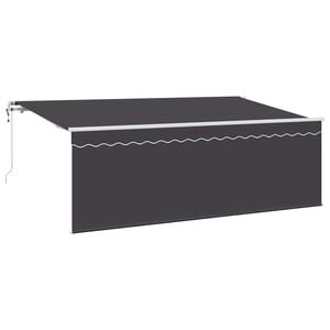 vidaXL Sklopn&aacute; mark&iacute;za Antracit 350 x 200 cm Polyester a hlin&iacute;k