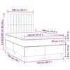 vidaXL Boxspring posteľ s matracom tmavohned&aacute; 120x190 cm l&aacute;tka