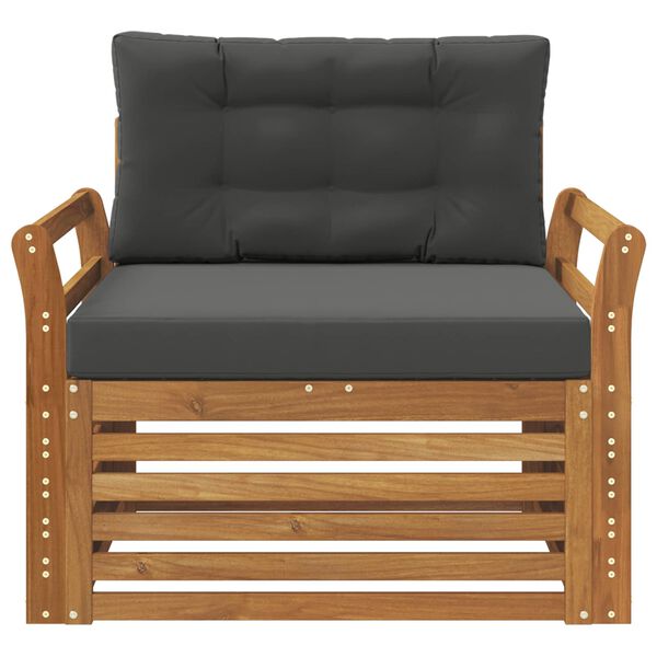 vidaXL Z&aacute;hradn&aacute; s&uacute;prava gaučov Mas&iacute;vne ak&aacute;ciov&eacute; drevo a polyester