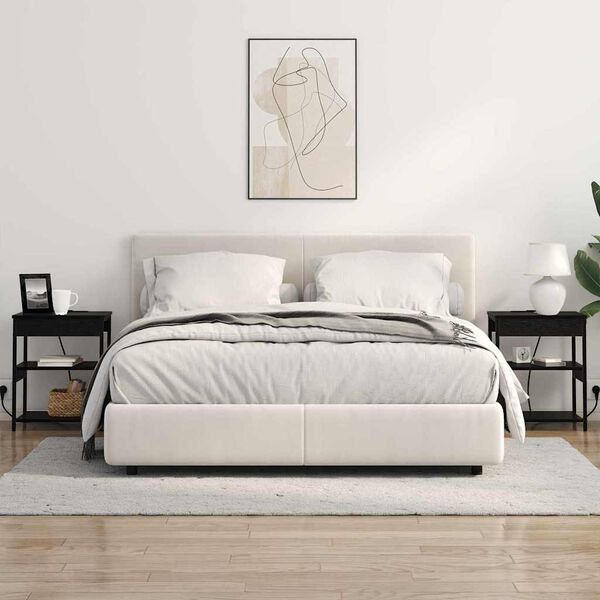 vidaXL Nočn&yacute; stol&iacute;k Čierny dub 41 x 31 x 51 cm Kompozitn&eacute; drevo