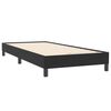 vidaXL Posteľn&yacute; r&aacute;m boxspring s matracom čierny 90x220 cm zamat