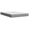 vidaXL Boxspring posteľ s matracom bledosiv&aacute; 140x200 cm l&aacute;tka