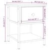 vidaXL Nočné stolíky 2 ks dub sonoma 34x35,5x45 cm kompozitné drevo