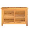 vidaXL Záhradný úložný box s vreckom 90x50x58 cm masívny teak